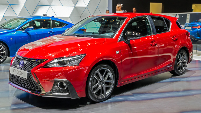 Lexus CT 200h car at the 89th Geneva International Motor Show