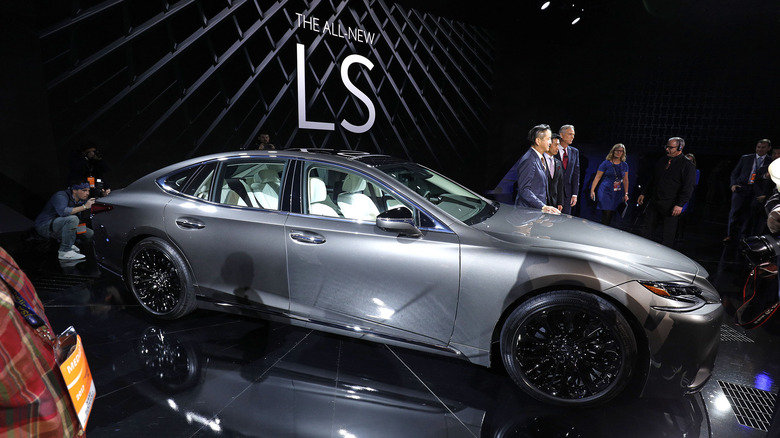  The 2018 Lexus LS Sedan is shown at its reveal at the 2017 North American International Auto Show