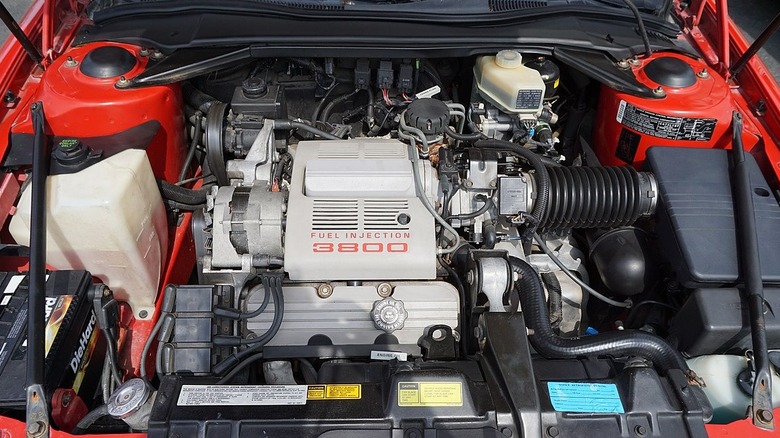 Buick 3800 V6 engine bay