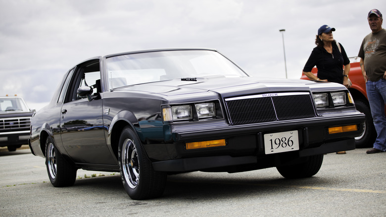 Buick Grand National parked car show