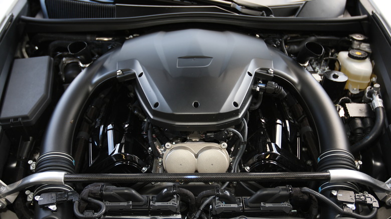 Lexus LFA engine bay