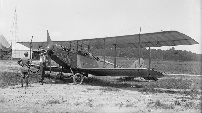 Curtis JN-4D "Jenny" at Langley Field, Virginia