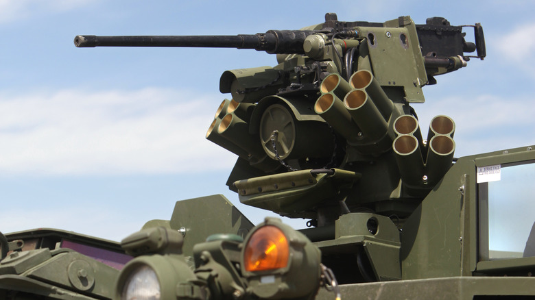 An M1126 Stryker's gun