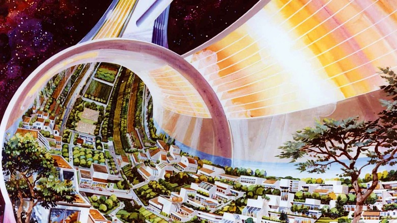 NASA 1975 space colony project
