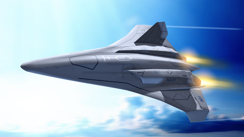 Concept of next-gen fighter jet