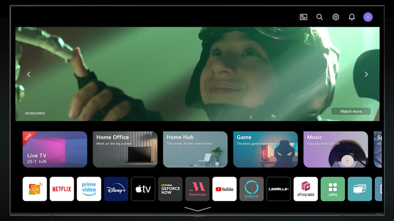 LG webOS TV UI