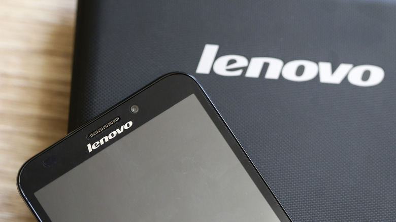 Lenovo phone with laptop