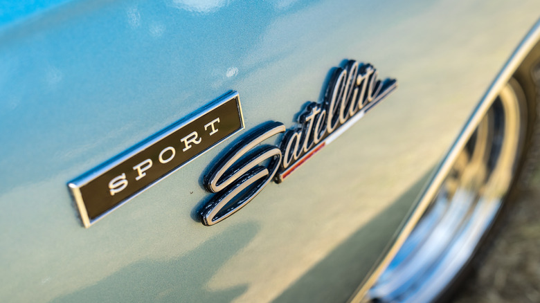 1960s Plymouth Sport Satellite badge