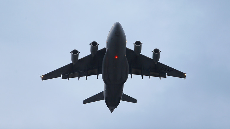 A US AirForce flown C-17 Globemaster III