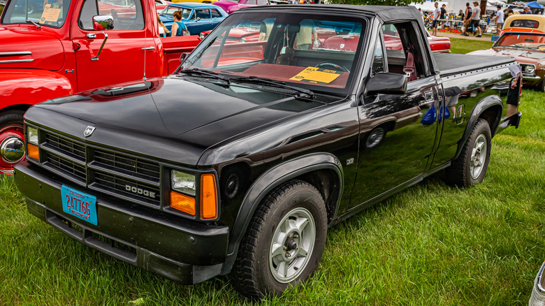 Antique Dodge Dakota convertible pickup truck