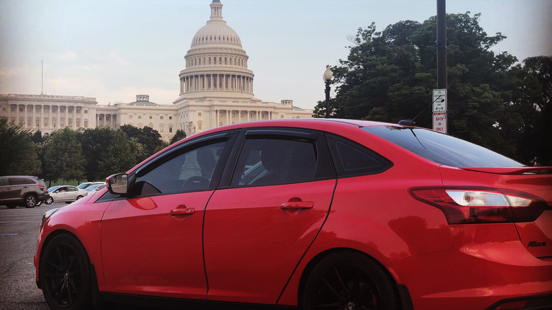 Ford Focus and Capitol Building