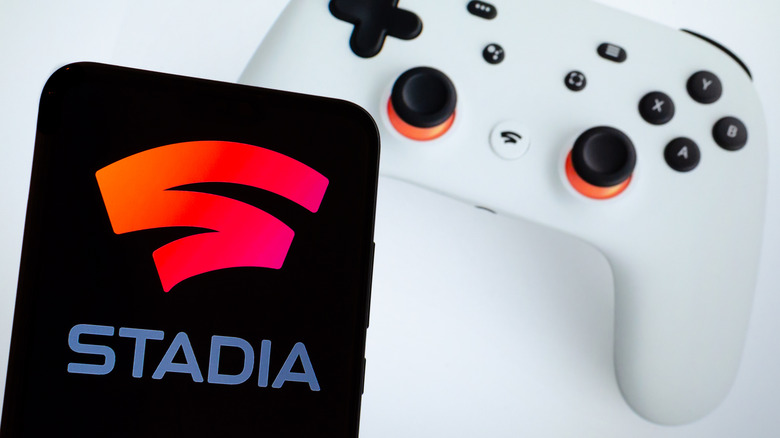 Stadia phone controller google