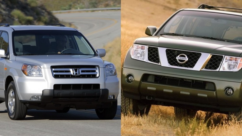 Honda Pilot and Nissan Pathfinder