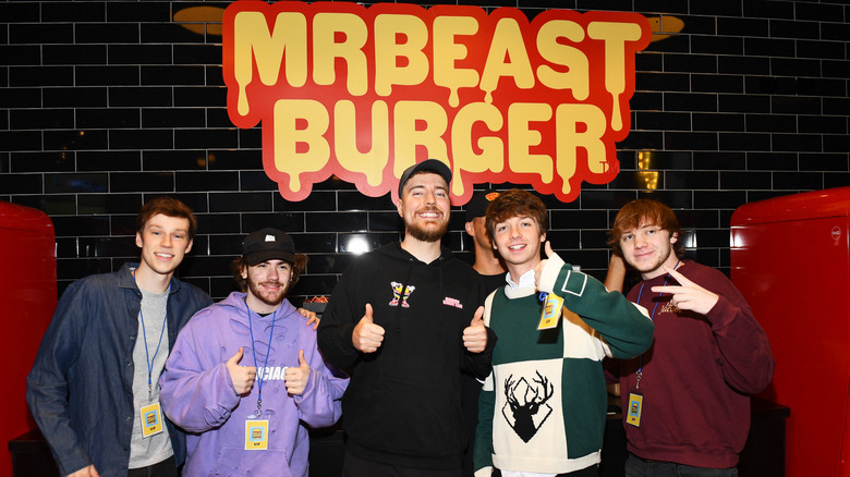 MrBeast at MrBeast Burger