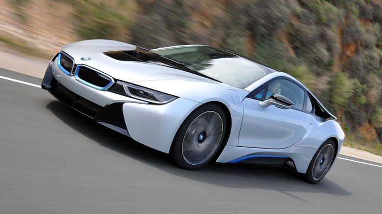 2014 BMW i8 white