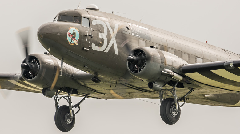 Douglas C-47 in flight