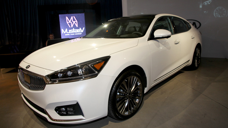 Kia Cadenza on display