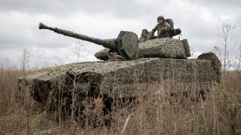 Ukrainian CV-90 in Donetsk Oblast