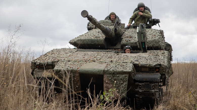 Ukrainian CV-90 in Donetsk Oblast