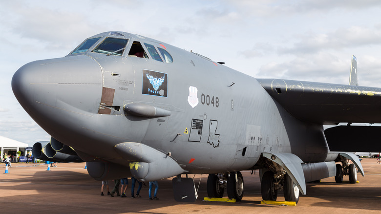 B-52H on the ground