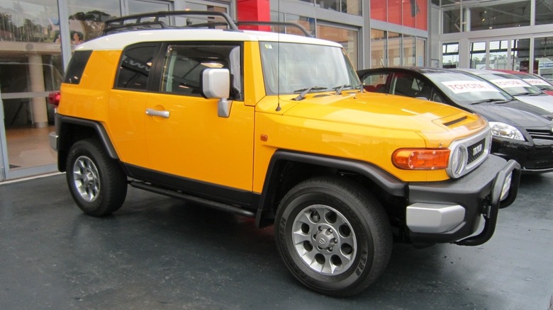 Toyota FJ Cruiser parked