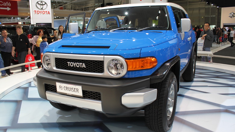 2010 Toyota FJ Cruiser on display