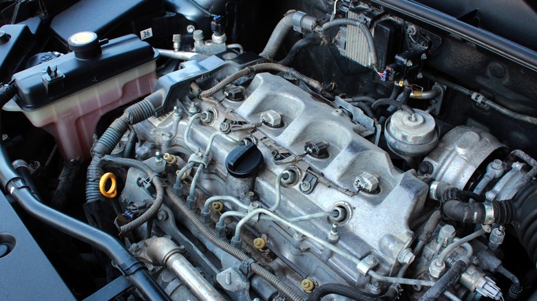 diesel engine on a Toyota RAV4