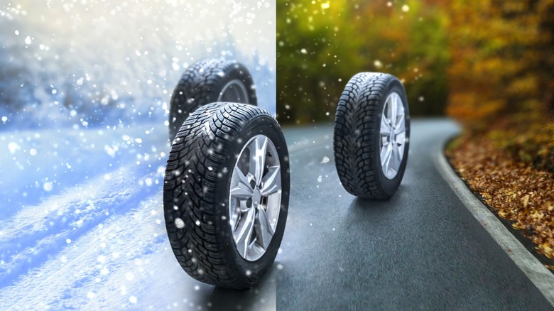 Tires in different weather conditions
