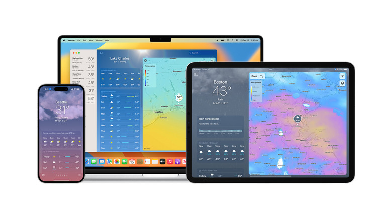 Apple weather features