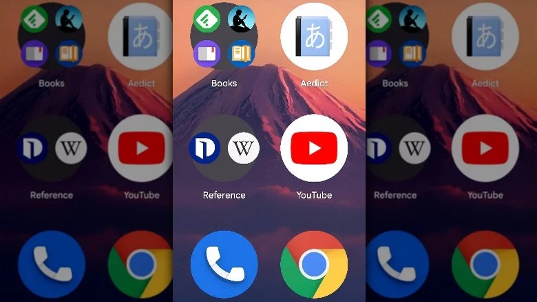 Big Android icons