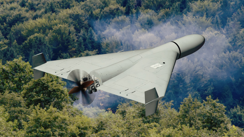 Iranian Shahed Drone in flight