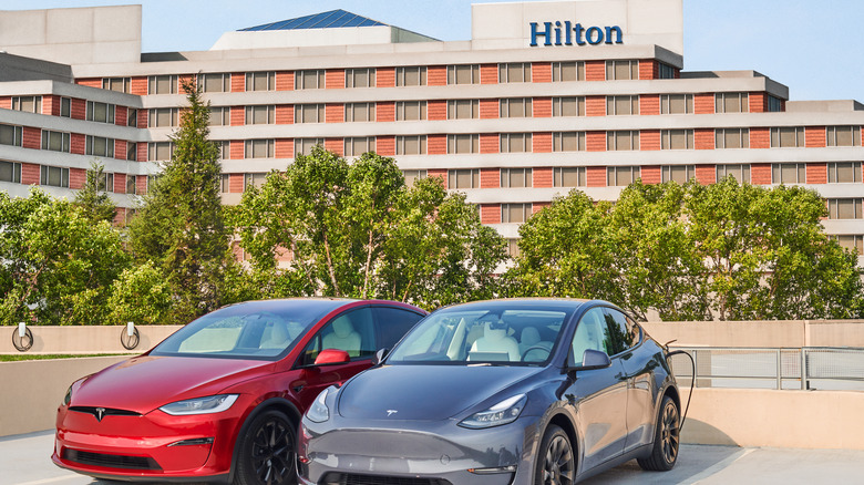 EVs at Hilton