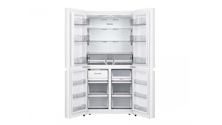 Hisense 21.6 cu.ft. Flat Door Refrigerator on white background