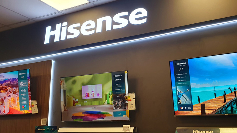 Hisense TV display January 2025