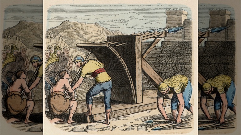 Illustration depicting a ballista