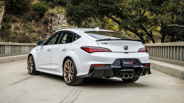 Acura Integra Type S parked rear end