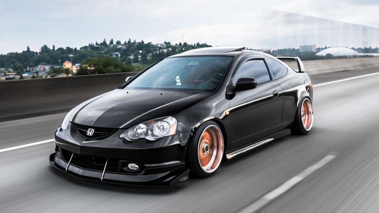 Black Honda Integra