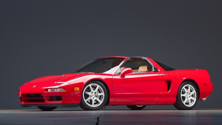 Red first-gen Acura NSX