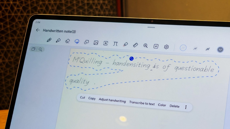 Handwriting AI feature error on MagicPad 2