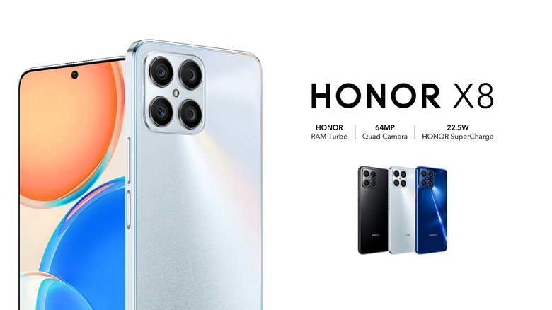 The rear panel of the Honor XG with some of its features mentioned alongside.