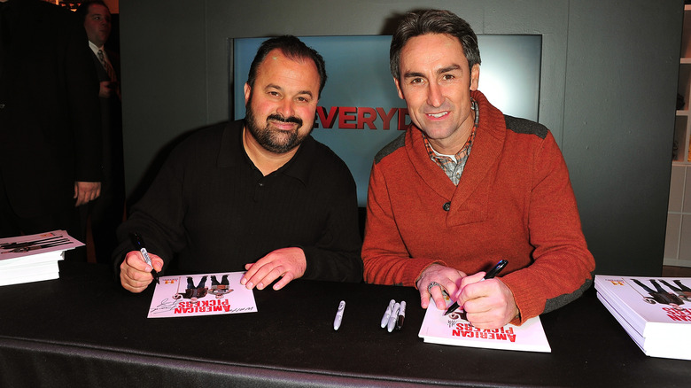 Frank Fritz and Mike Wolfe at an autograph signing