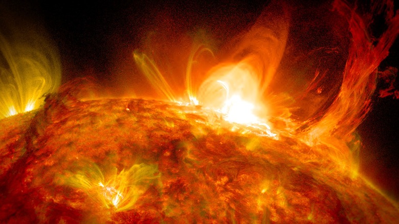 NASA image of solar flare