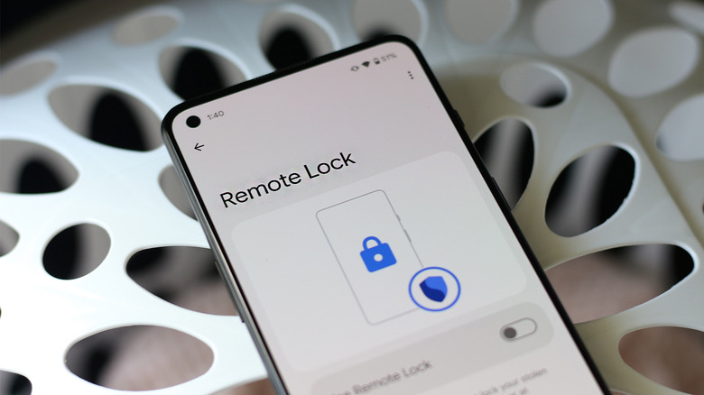 Remote Lock option on Android