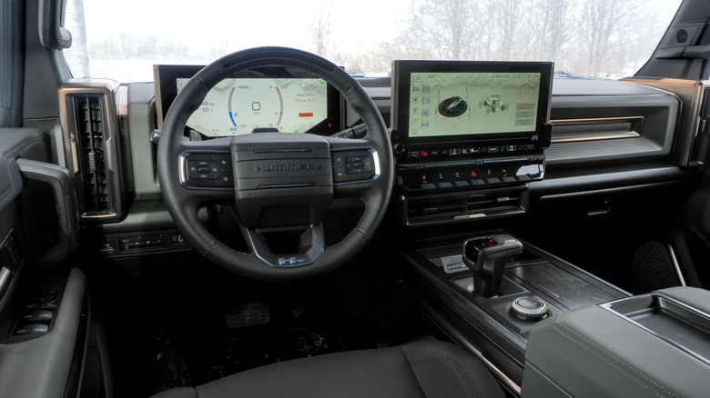 2025 Hummer EV SUV driver controls