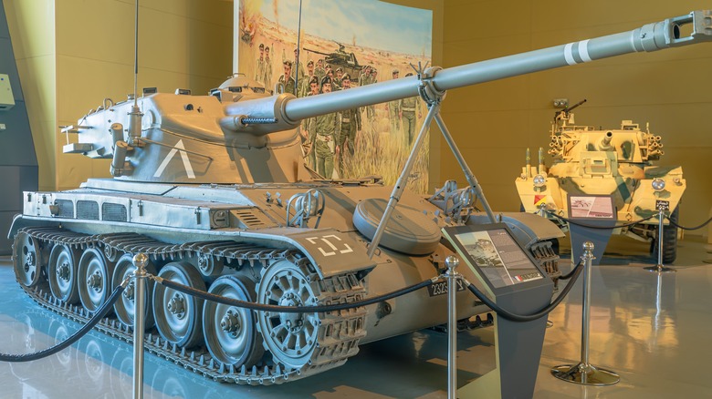 AMX-13 MBT in museum display