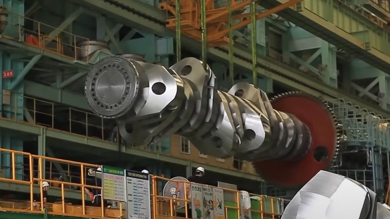 Wärtsilä 14RT-flex96C crankshaft