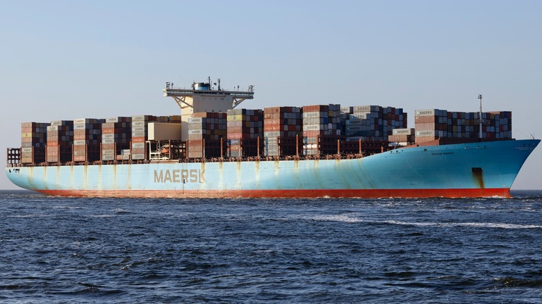 Emma Maersk container ship