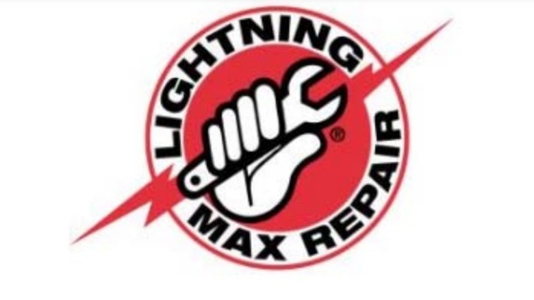 Milwaukee's Lightning Max Repair logo