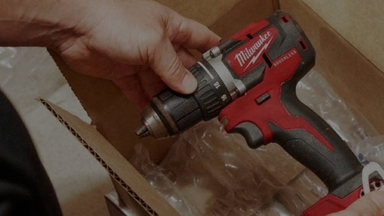 A Milwaukee tool being sent to EService.