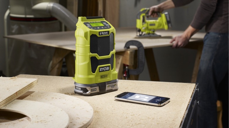 Ryobi Speaker and phone